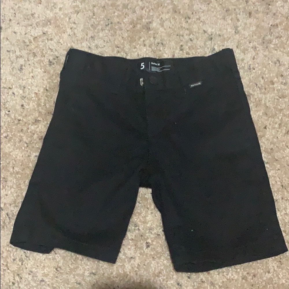 Boys black Hurley shorts